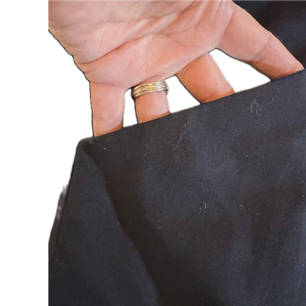 J. Crew Dress Womens Size 14 Black Sheath Knee Length Pockets - Picture 6 of 6